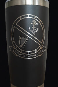 Irish Defence Forces Engraved Travel Mugs